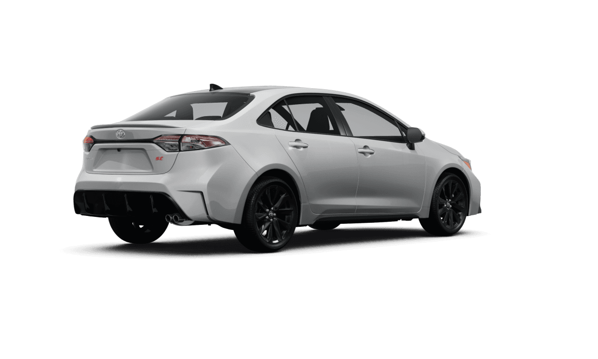 Toyota Corolla - Back view Toyota Corolla - Back view